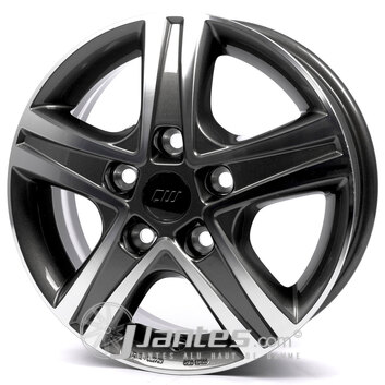 Cerchi in lega BORBET CWD anthracite poli da 17 pollici per il modello BMW F11 - depuis 2010