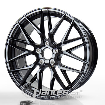 Cerchi in lega JAPAN RACING JR28 Black da 17 pollici per il modello RENAULT II - depuis 2004