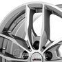 Cerchi in lega AUTEC BAVARIS (BV) Silver Poli da 16 pollici per il modello VW 1 - 5N - depuis 2007