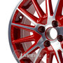 Cerchi in lega CMS C23 Red Poli da 16 pollici per il modello TOYOTA TOURING SPORTS - dès 2013