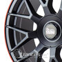 Cerchi in lega MAM MAM GT1 Mat Black Lip Red da 19 pollici per il modello AUDI B9 - Coupe/Sbk - dès 2016